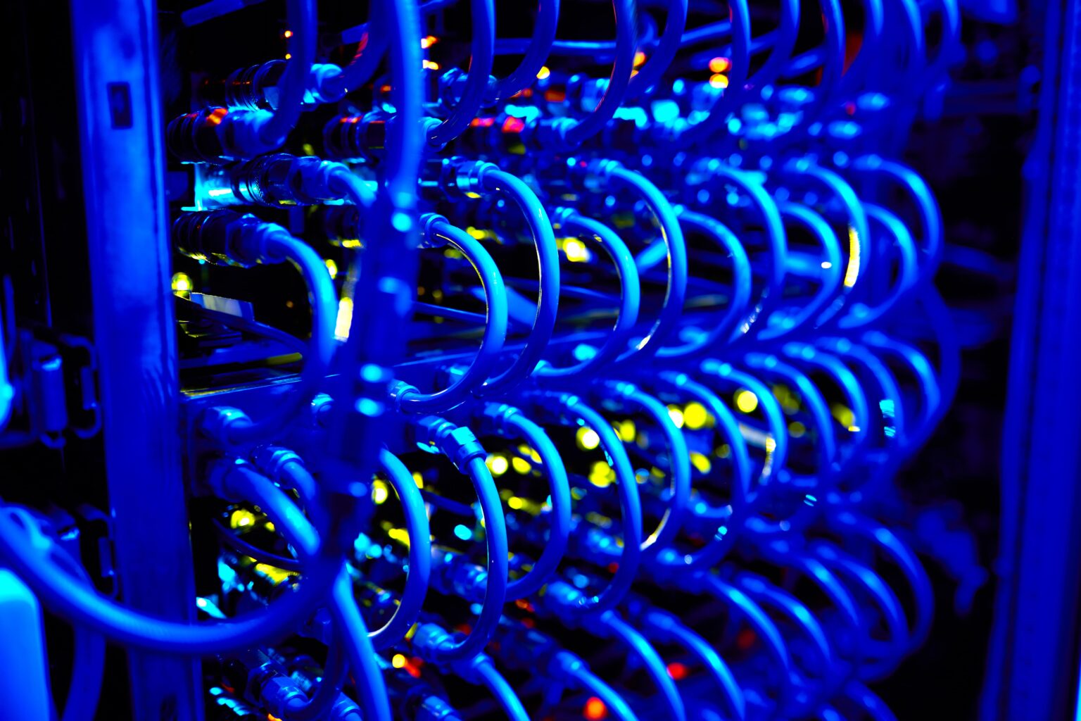 Sala de servidores y equipamiento de red
